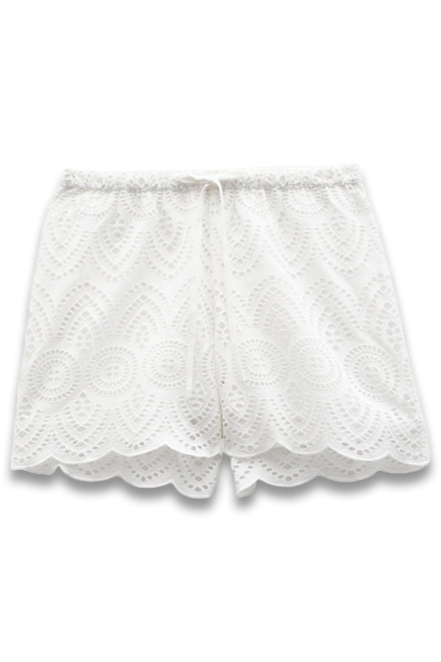 Margot Cotton Broderie Pull On Shorts