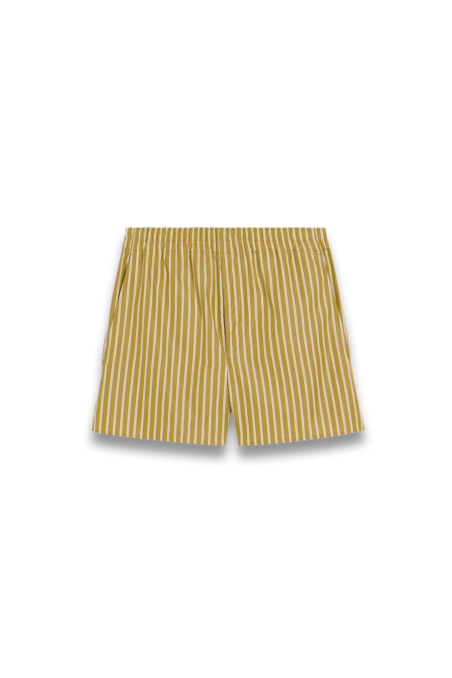 Khaki Cotton Elasticated Short