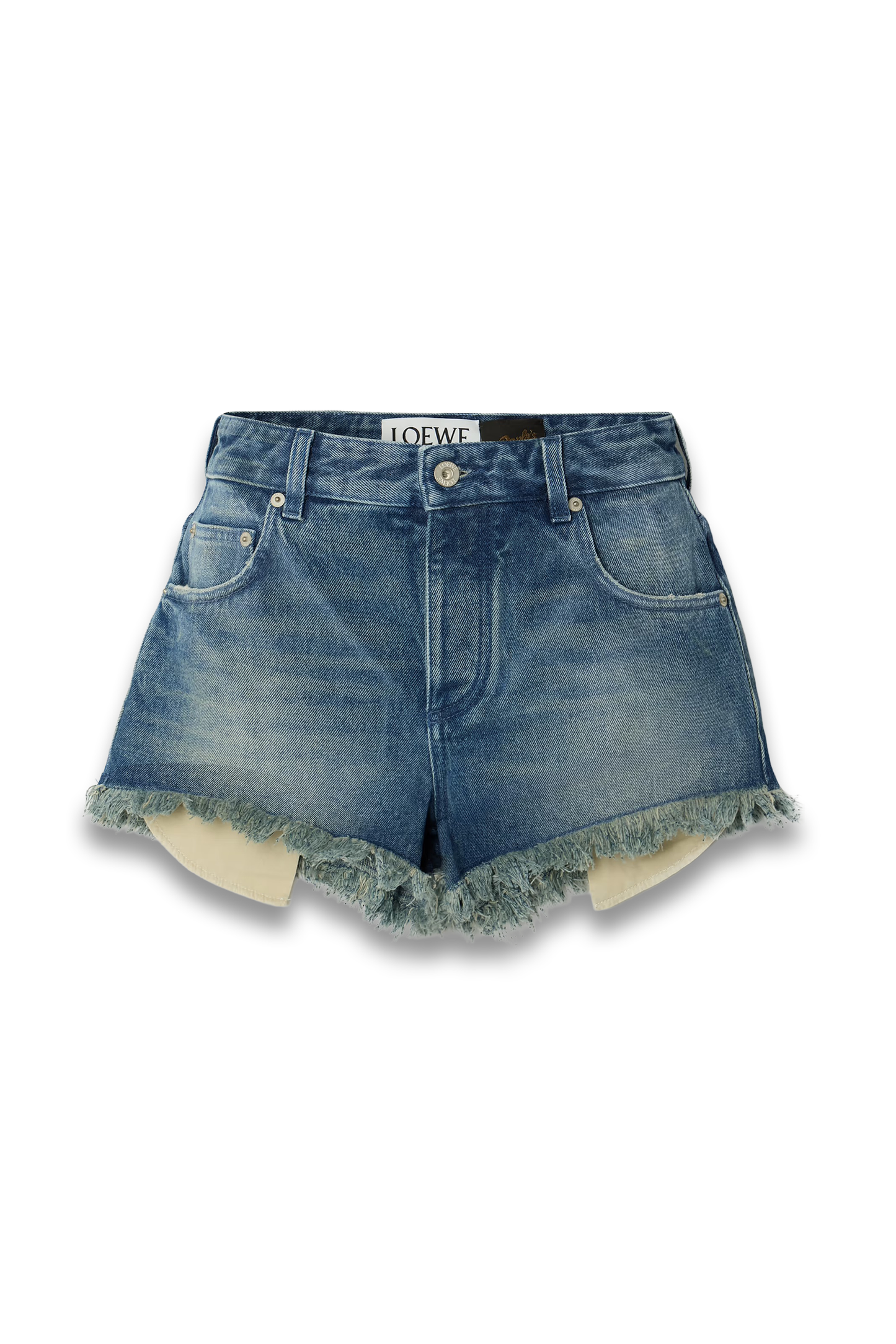 + Paula's Ibiza Fringed Denim Shorts