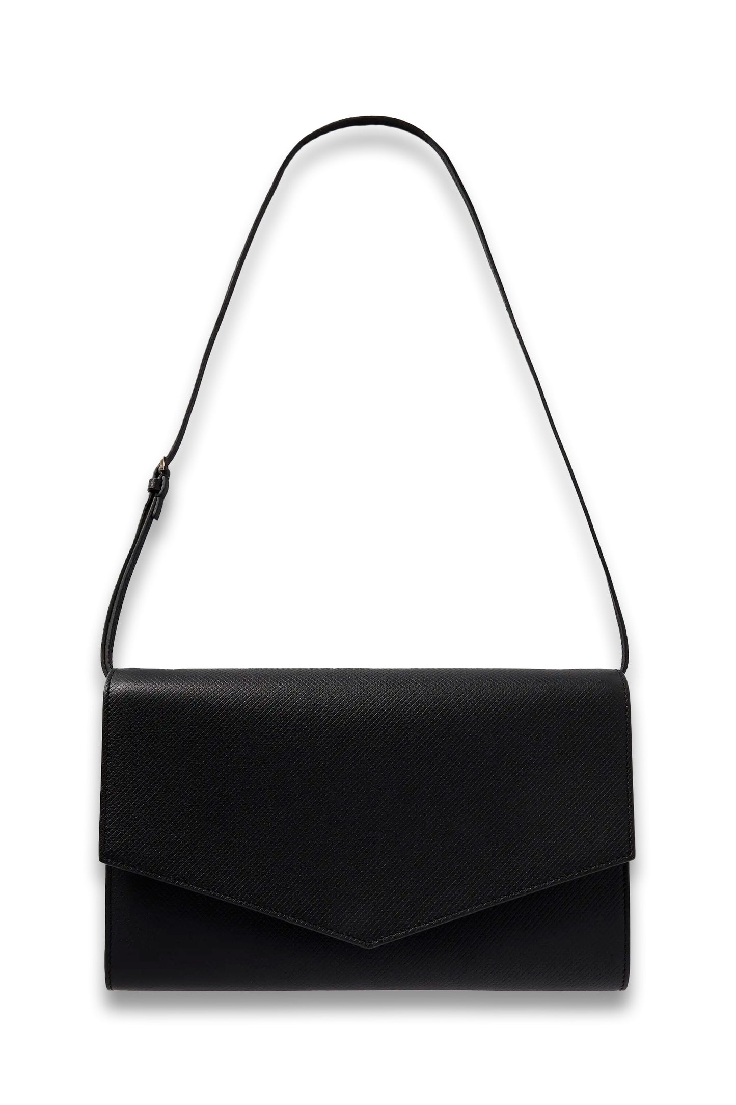 Envelope large leather shoulder bag