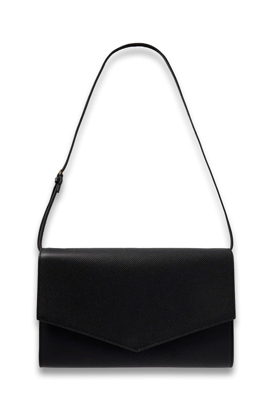 Envelope large leather shoulder bag