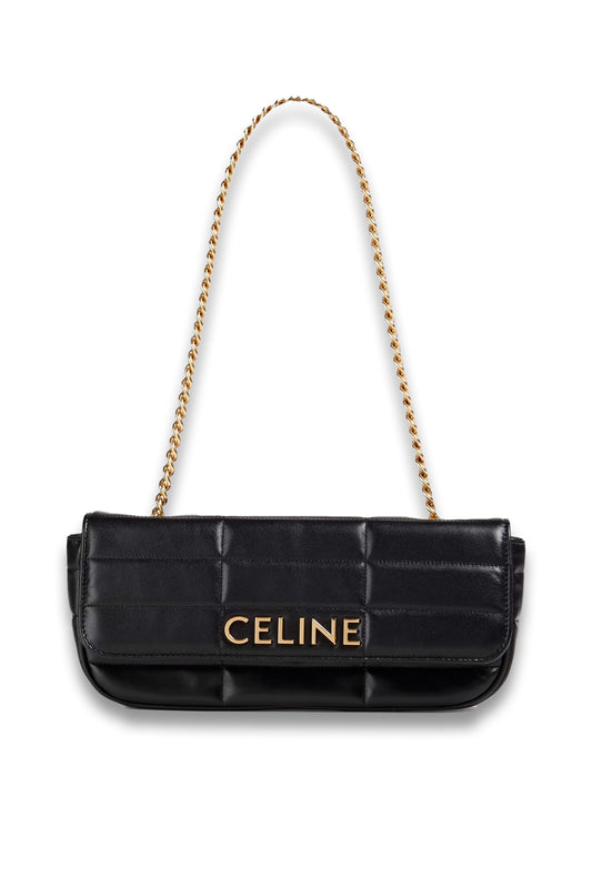 Quilted leather shoulder bag