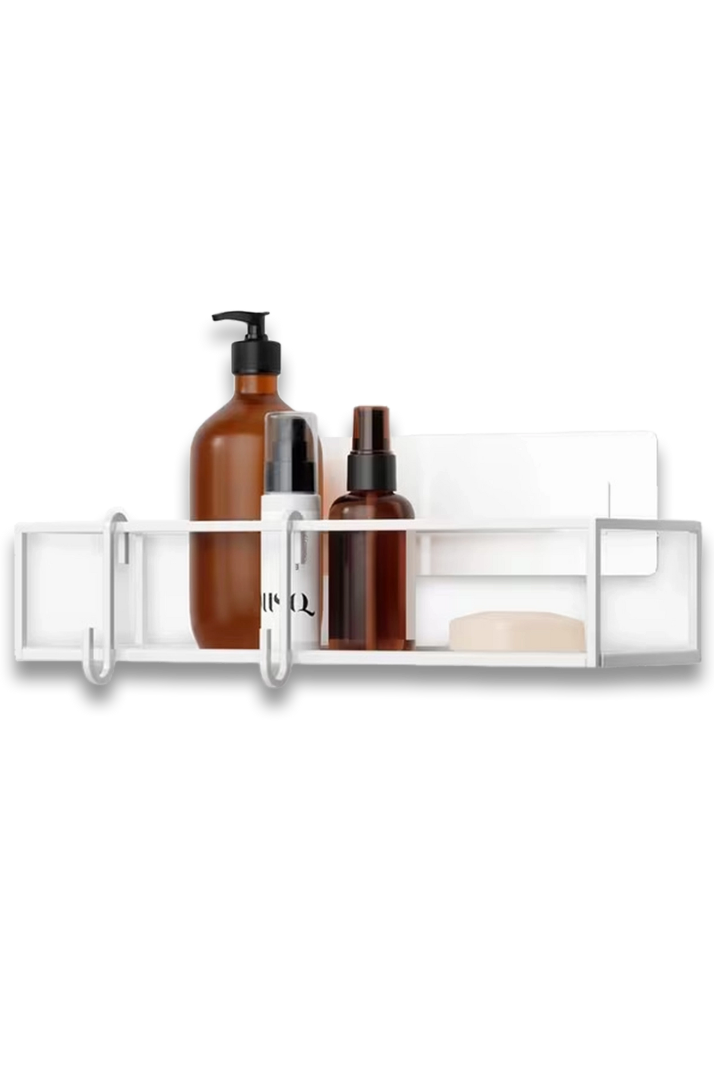Umbra Cubiko Shower Bins, Pack of 2, White