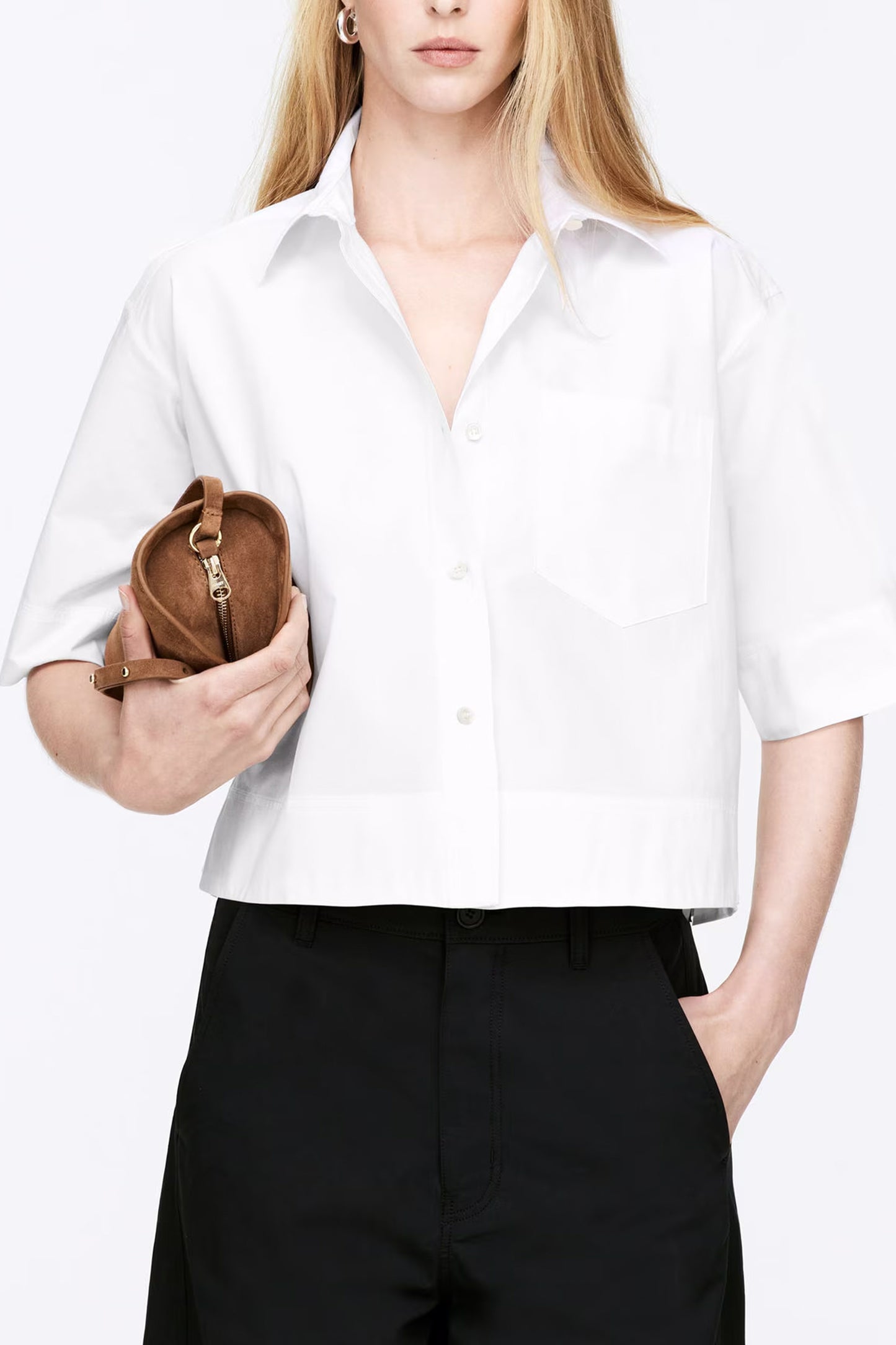 Short-Sleeve Cotton Shirt