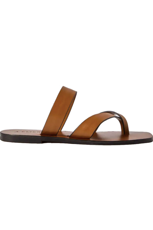 Carter Leather Slides