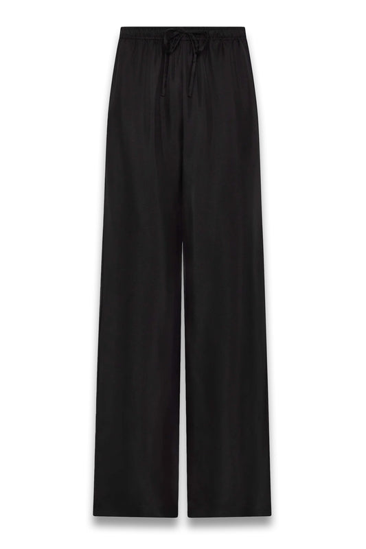 Aurelia Trouser Black Silk Twill