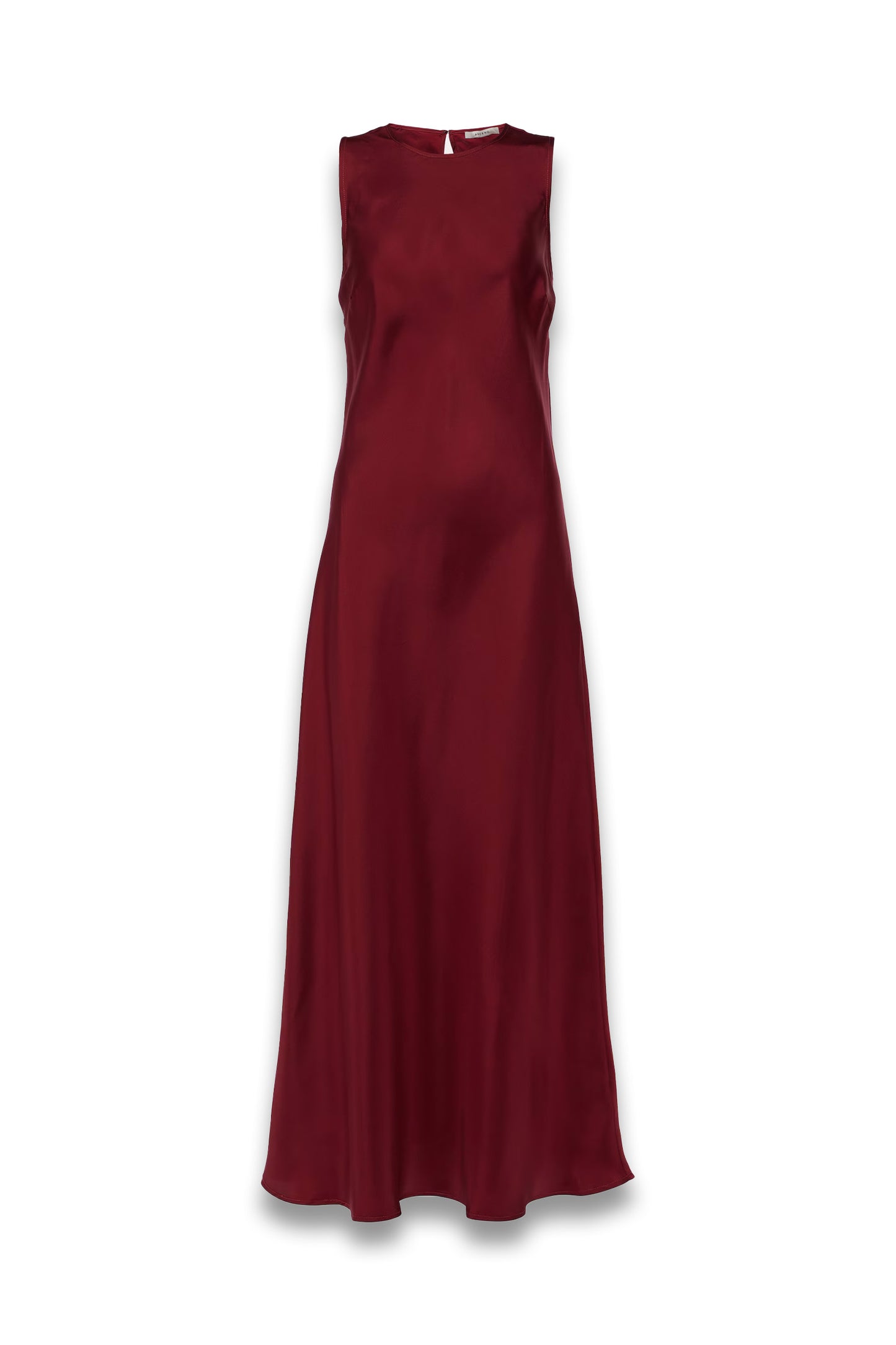 Valencia Dress Burgundy Silk Twill