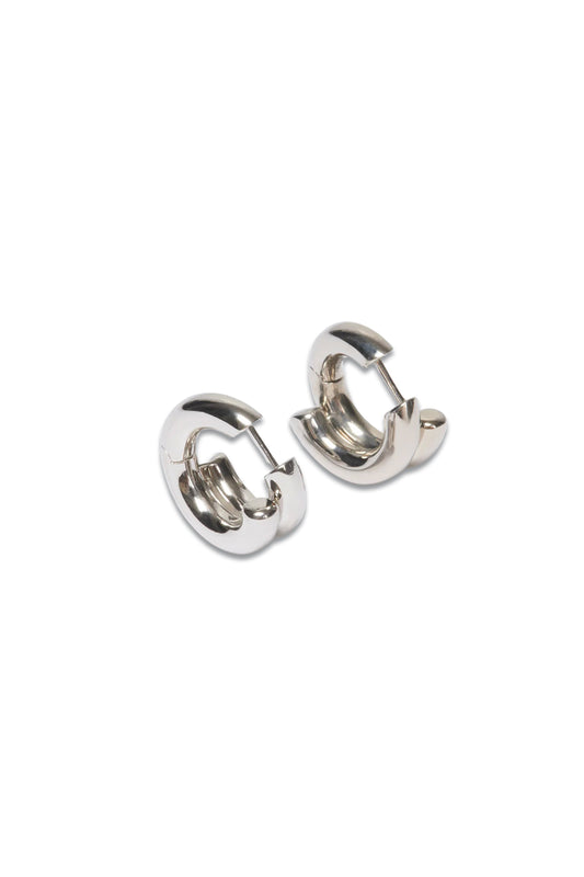 Clyde Palladium-Plated Hoop Earrings
