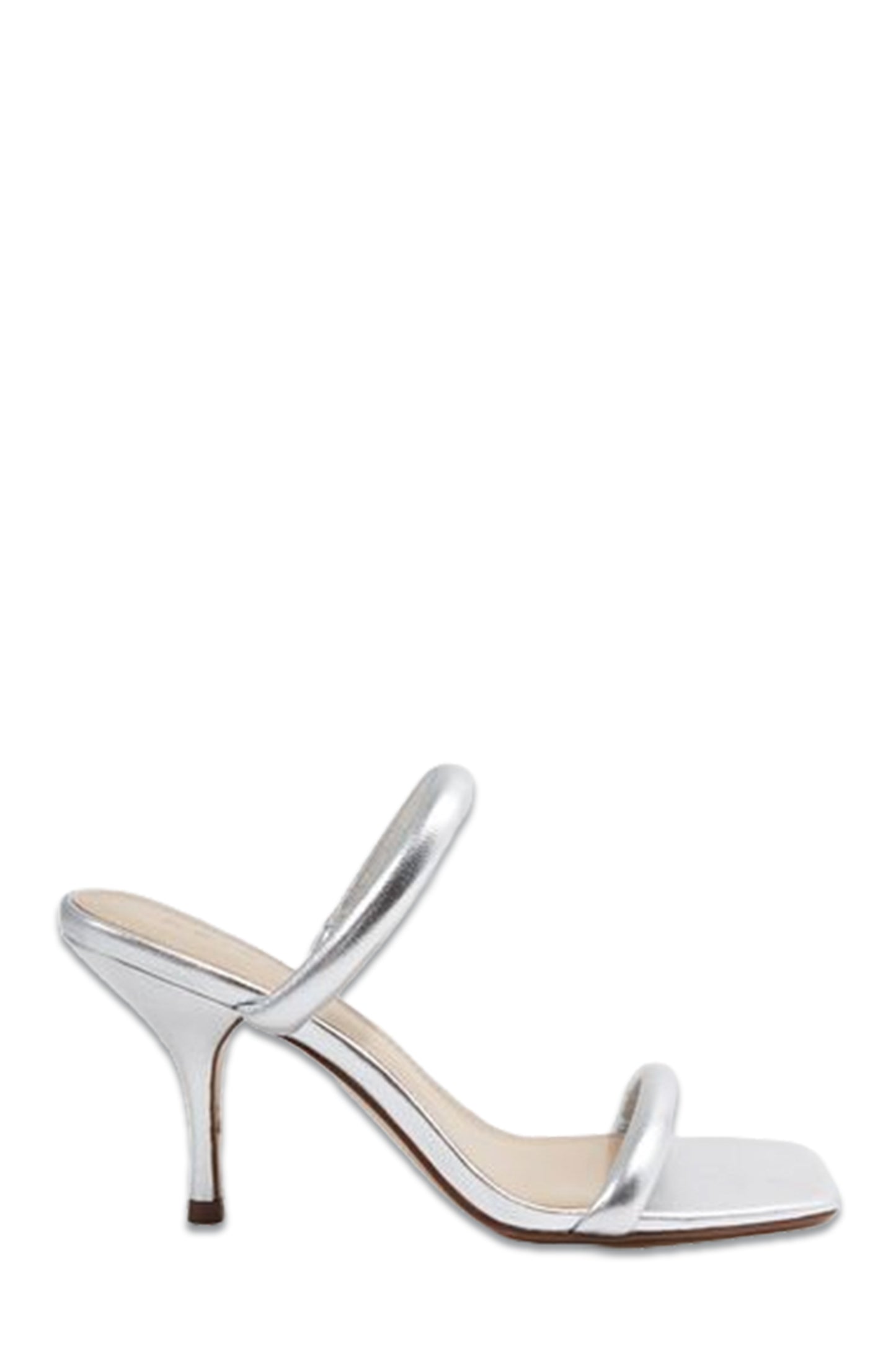 Emery Leather Double Strap Heels
