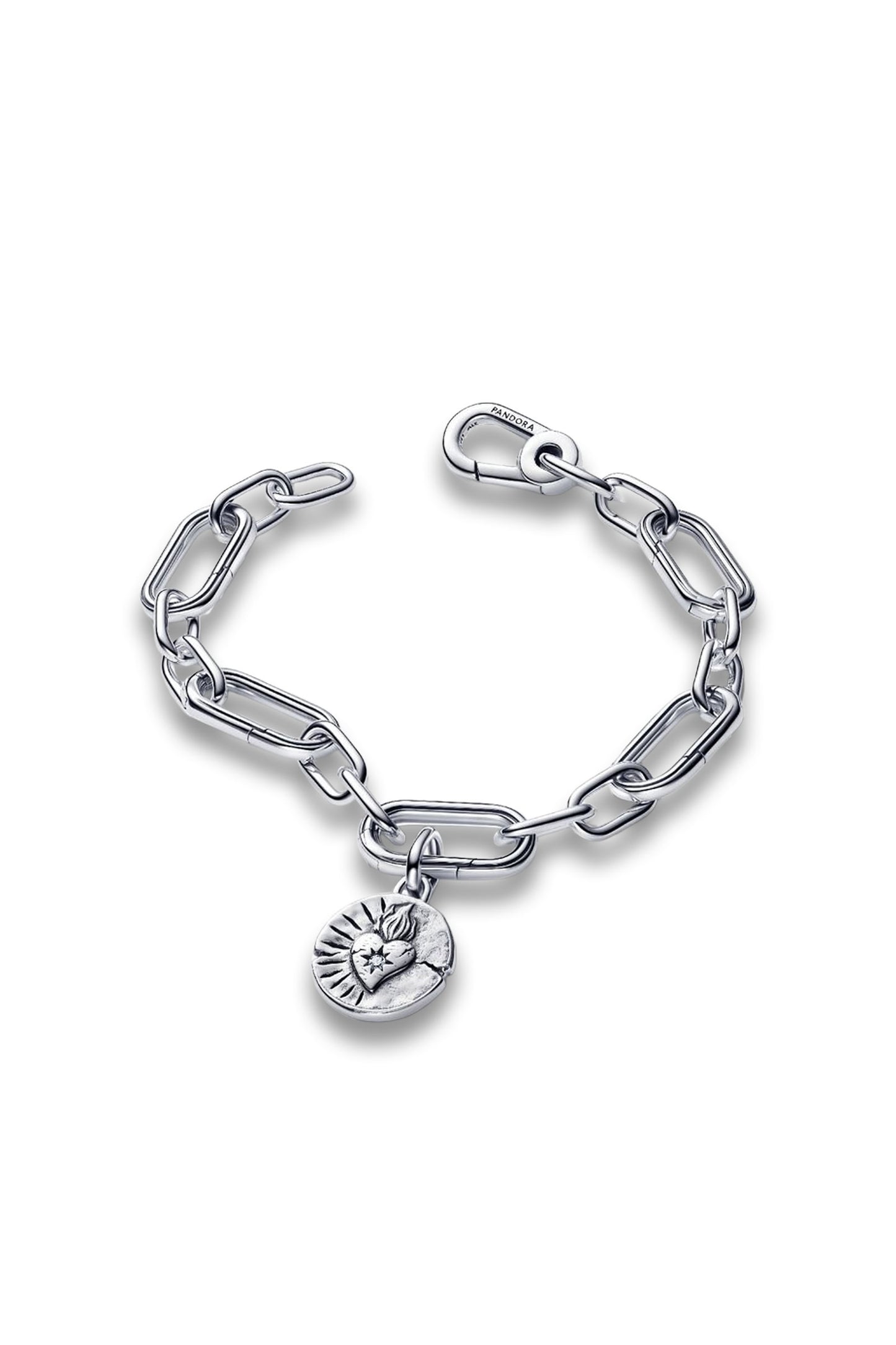 Heart Medallion Bracelet Set
