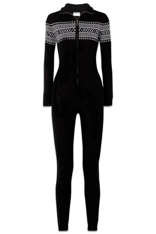 Signature Fair Isle Merino Wool Jumpsuit