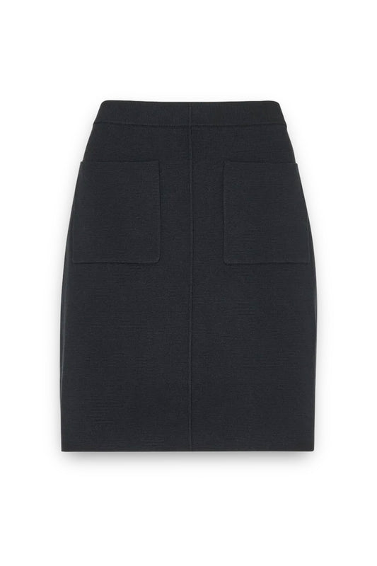 Patch Pocket Knitted Skirt