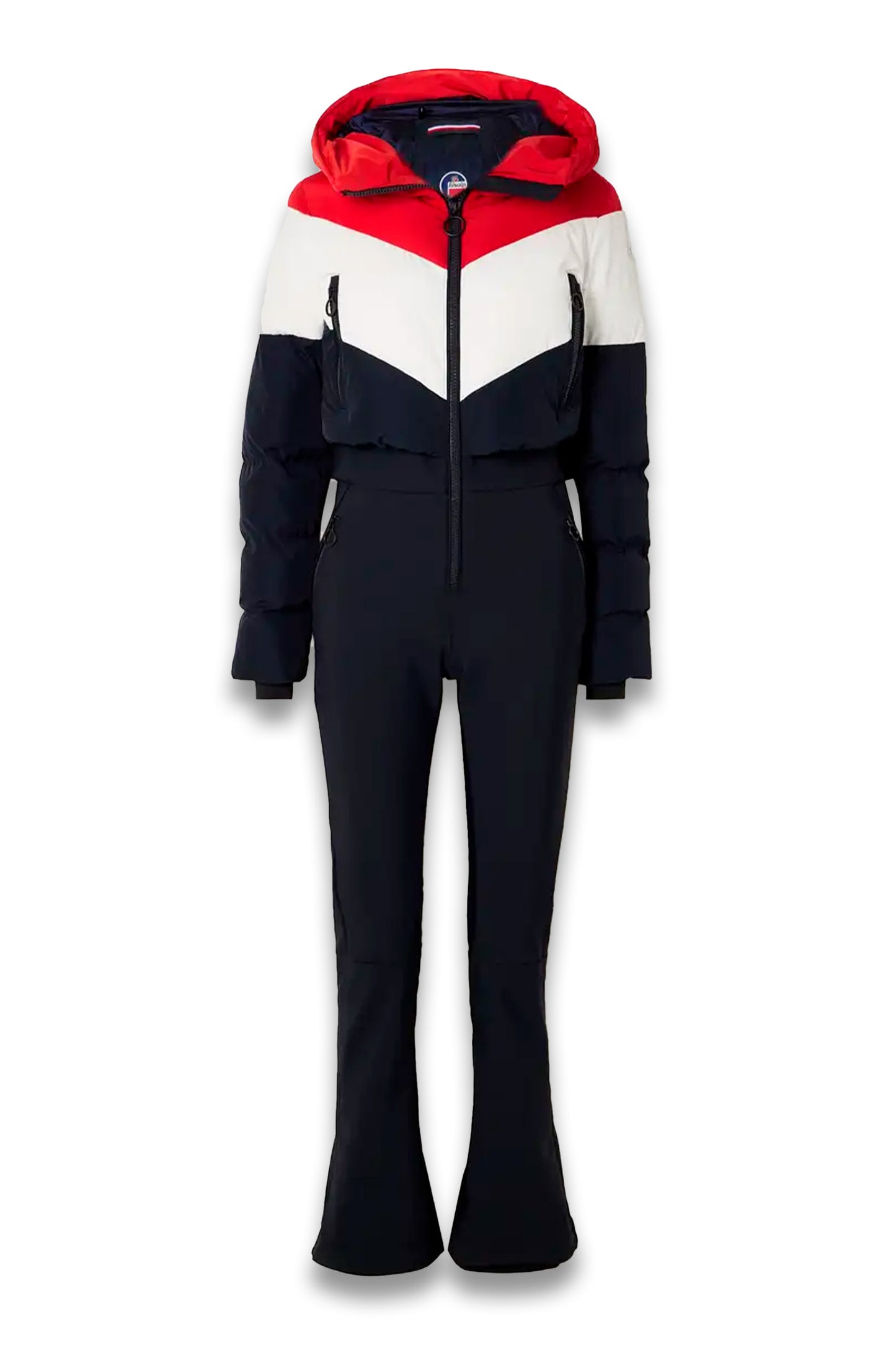 Kira Softshell Quilted Color-block Ski Suit
