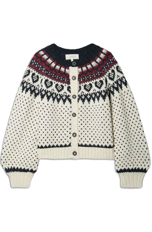 The Heart Fair Isle Alpaca-Blend Cardigan