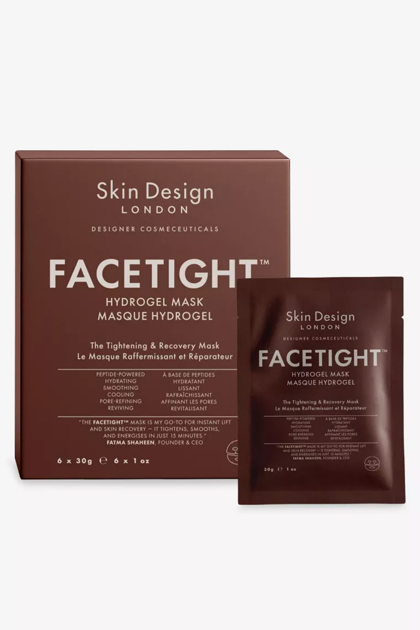 Facetight Hydrogel Pack of 6 Masks