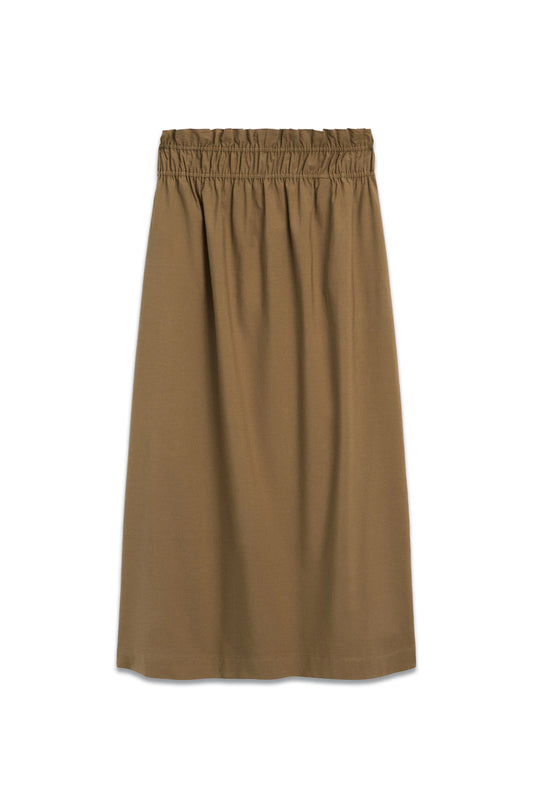 Skirt with gathered waist detail