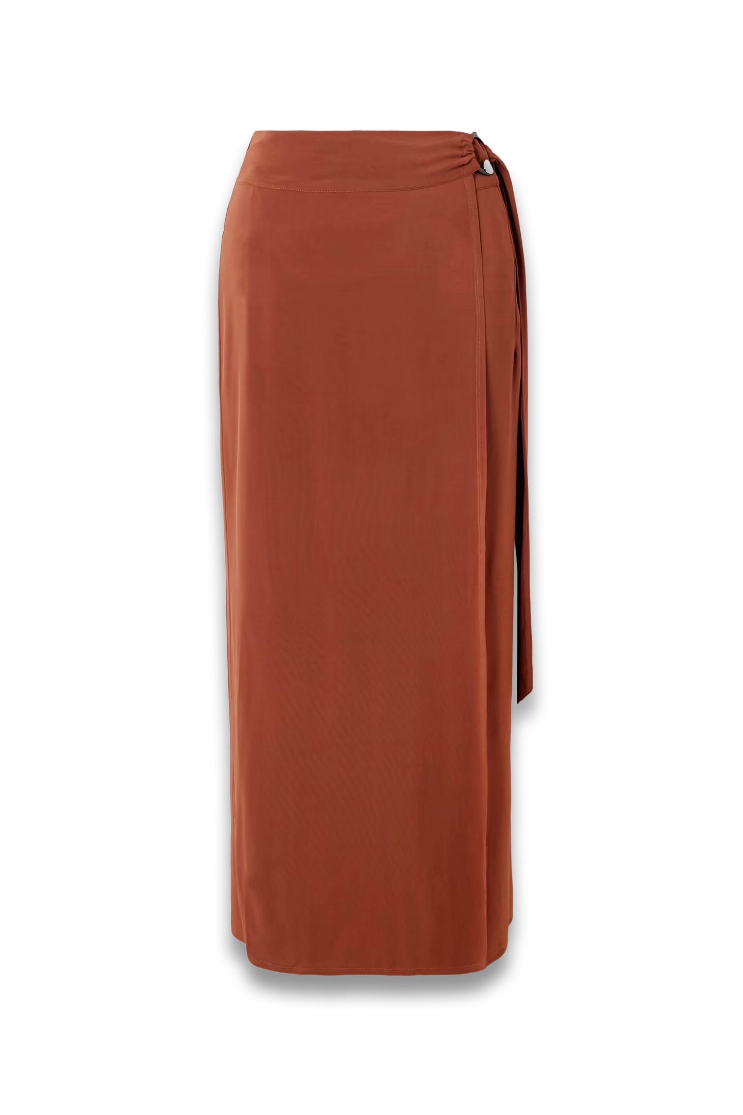 Pevera Stretch-Jersey Midi Wrap Skirt