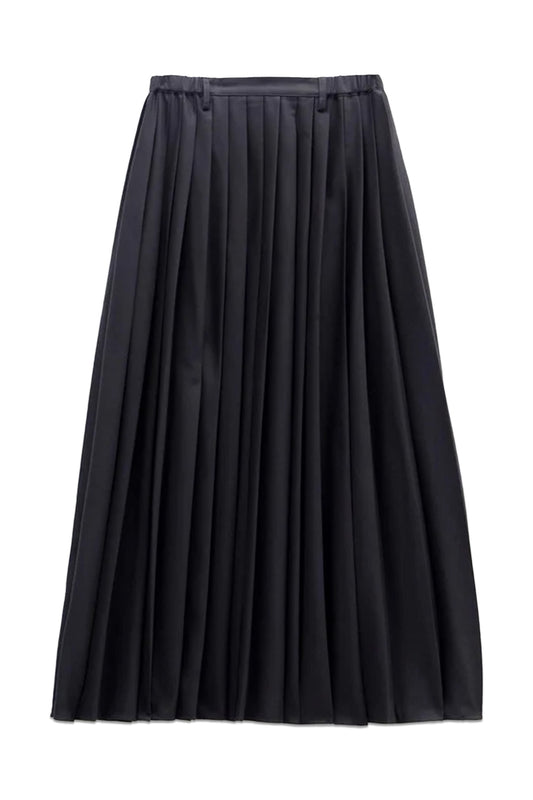Violet Wool Maxi Skirt