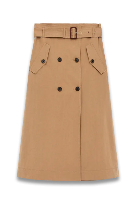 Wrap Midi Skirt