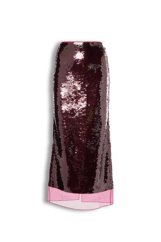 Kazu Sequined Midi Skirt