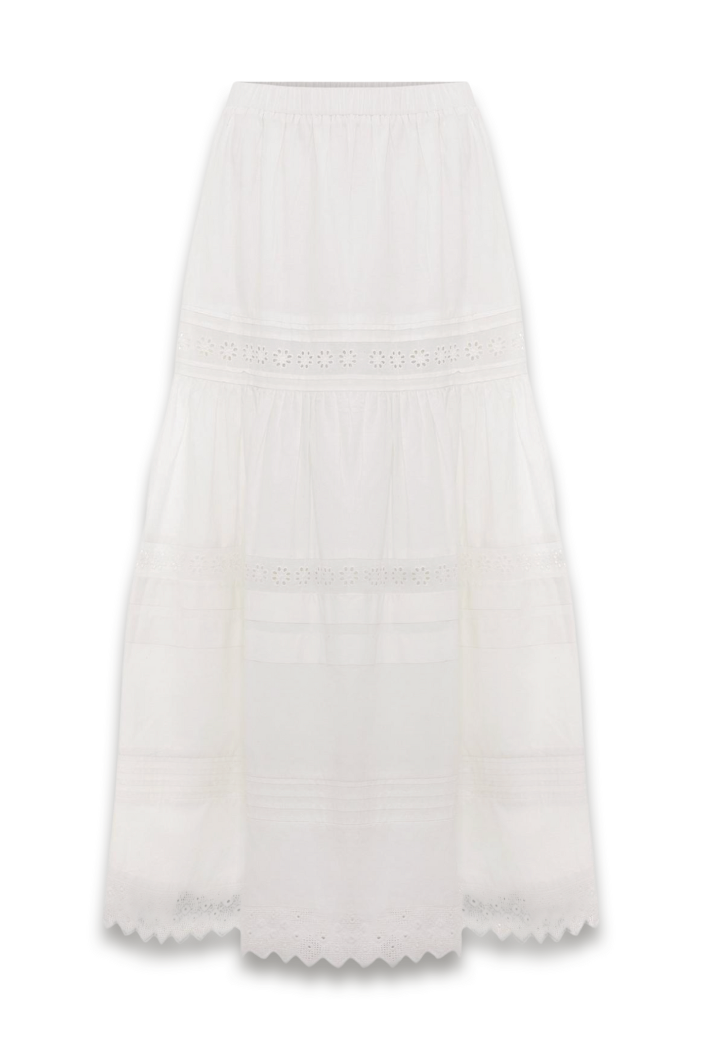 Rosa Tiered Midi Skirt