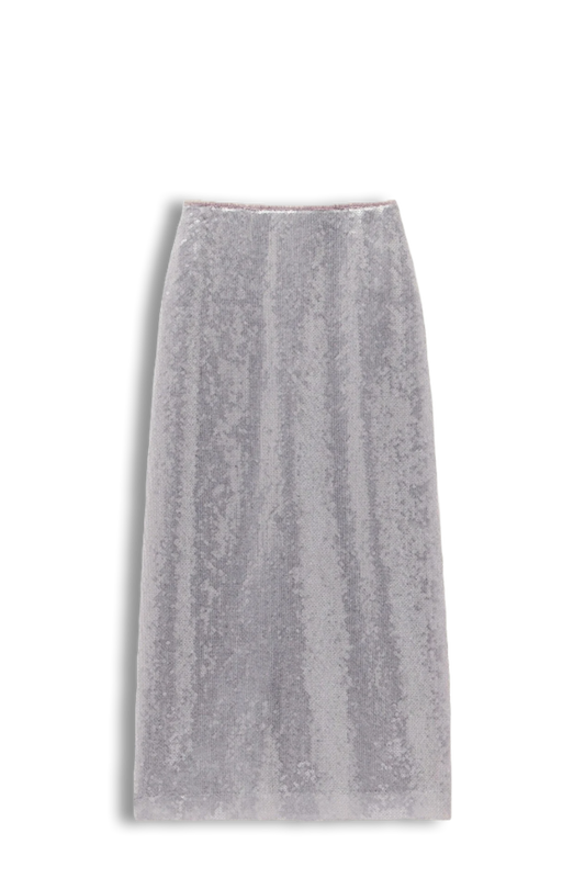 Anais Sheer Sequin Midi Skirt