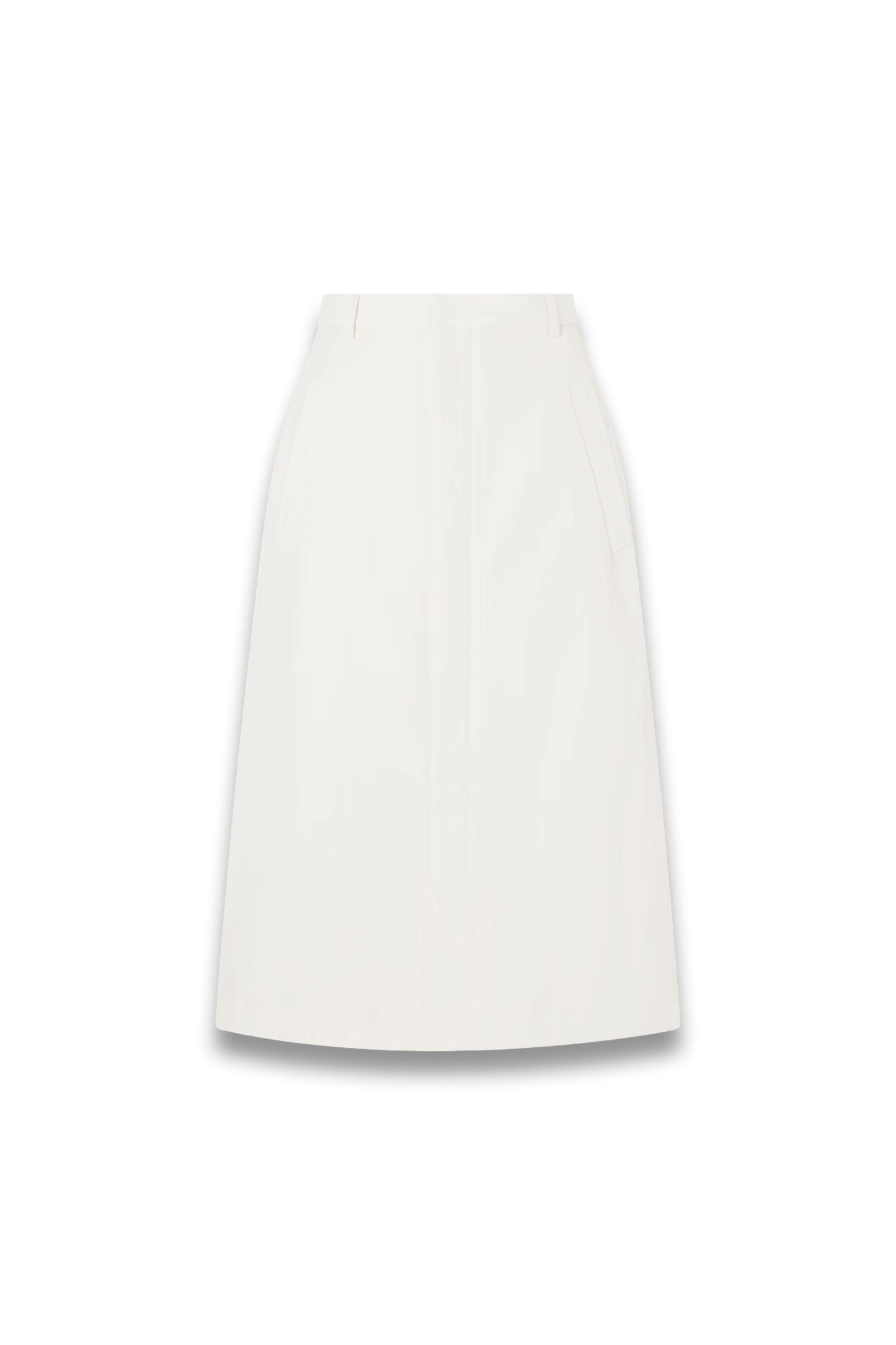 Wool, Cotton and Linen-blend Skirt