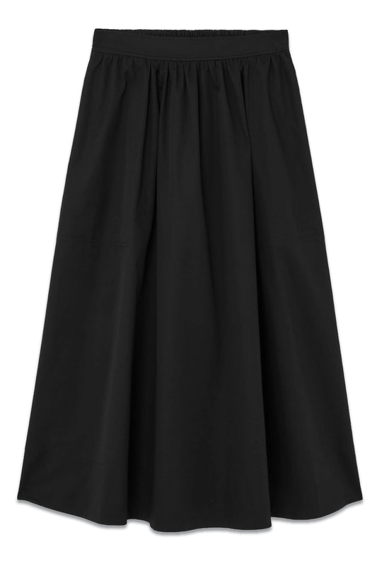 Elasticated Midi Skirt
