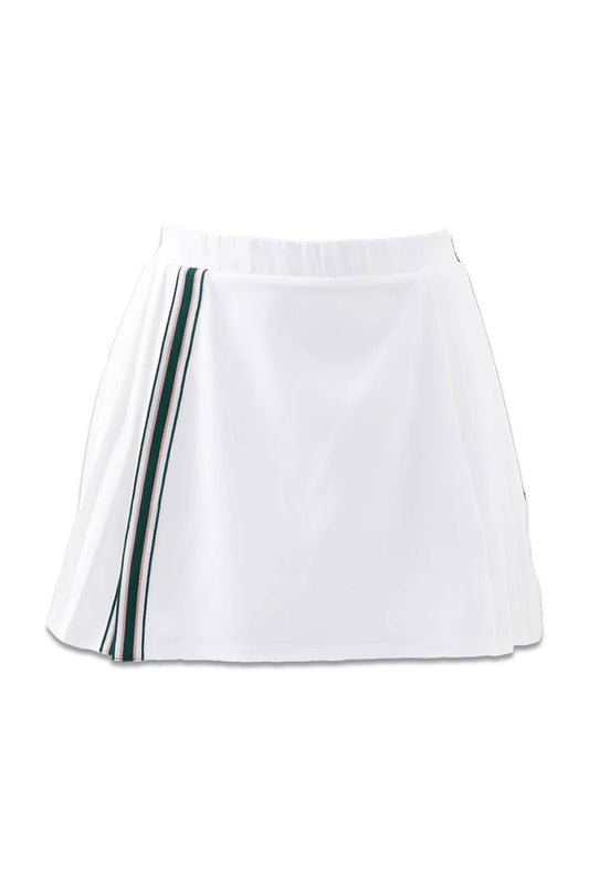 Neyland Pleated-back Recycled-fibre Mini Skort
