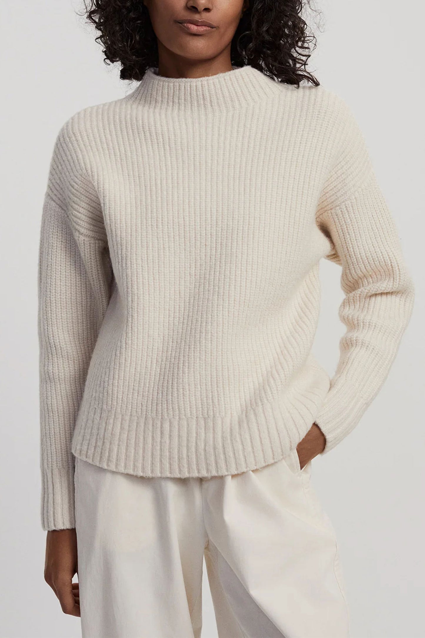 Skyla Funnel Neck Knit Pullover