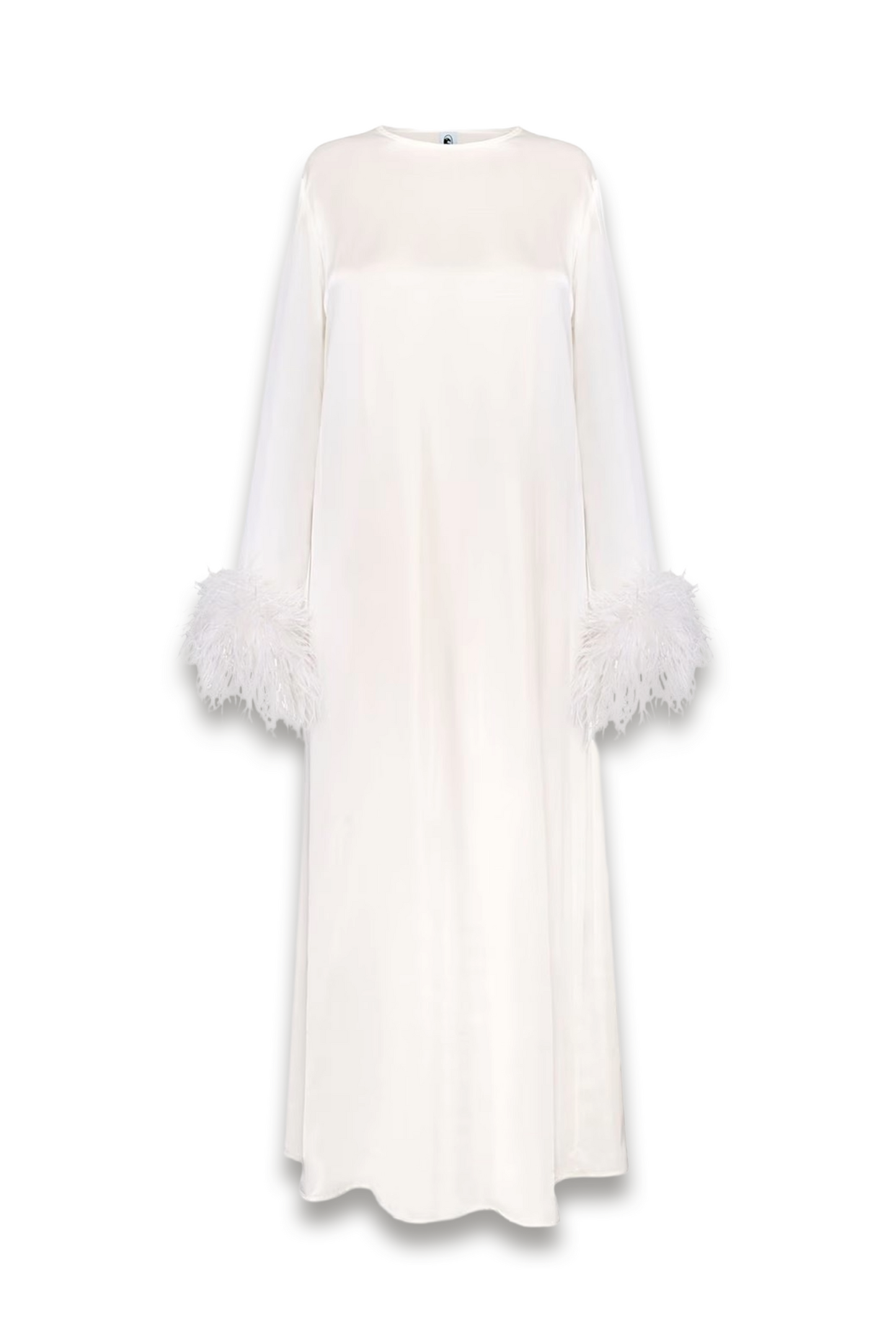 Suzi Maxi Dress with Detachable Feathers
