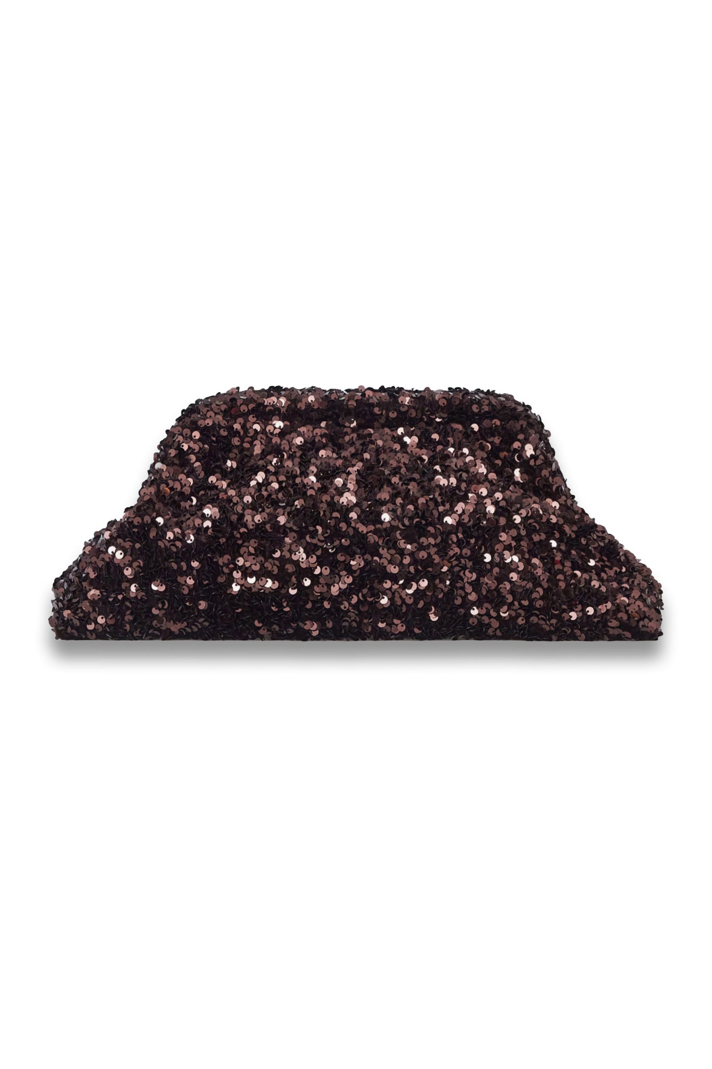 Oversized Sequinned Framed Clutch
