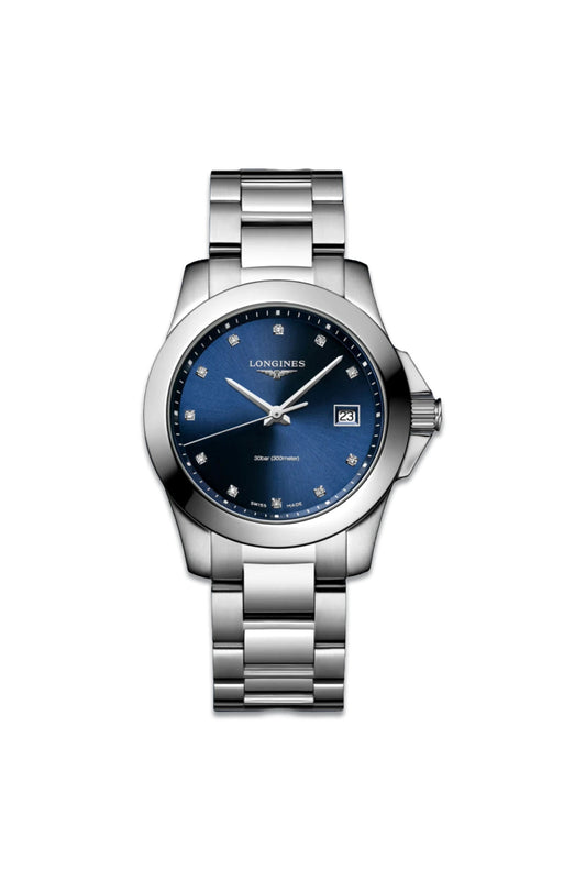 Longines Sunray Blue Stainless Steel