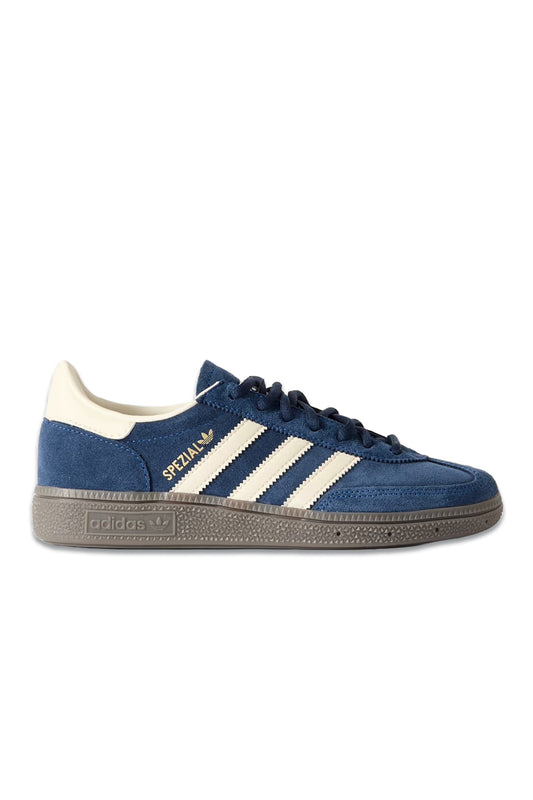 Navy Handball Spezial Leather-trimmed Suede Sneakers