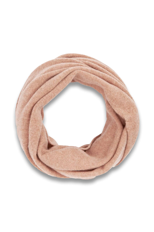 Plain Cashmere Snood, Camel