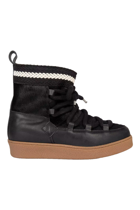 Penelope Chilvers Cosmos Leather Ankle Boots, Black