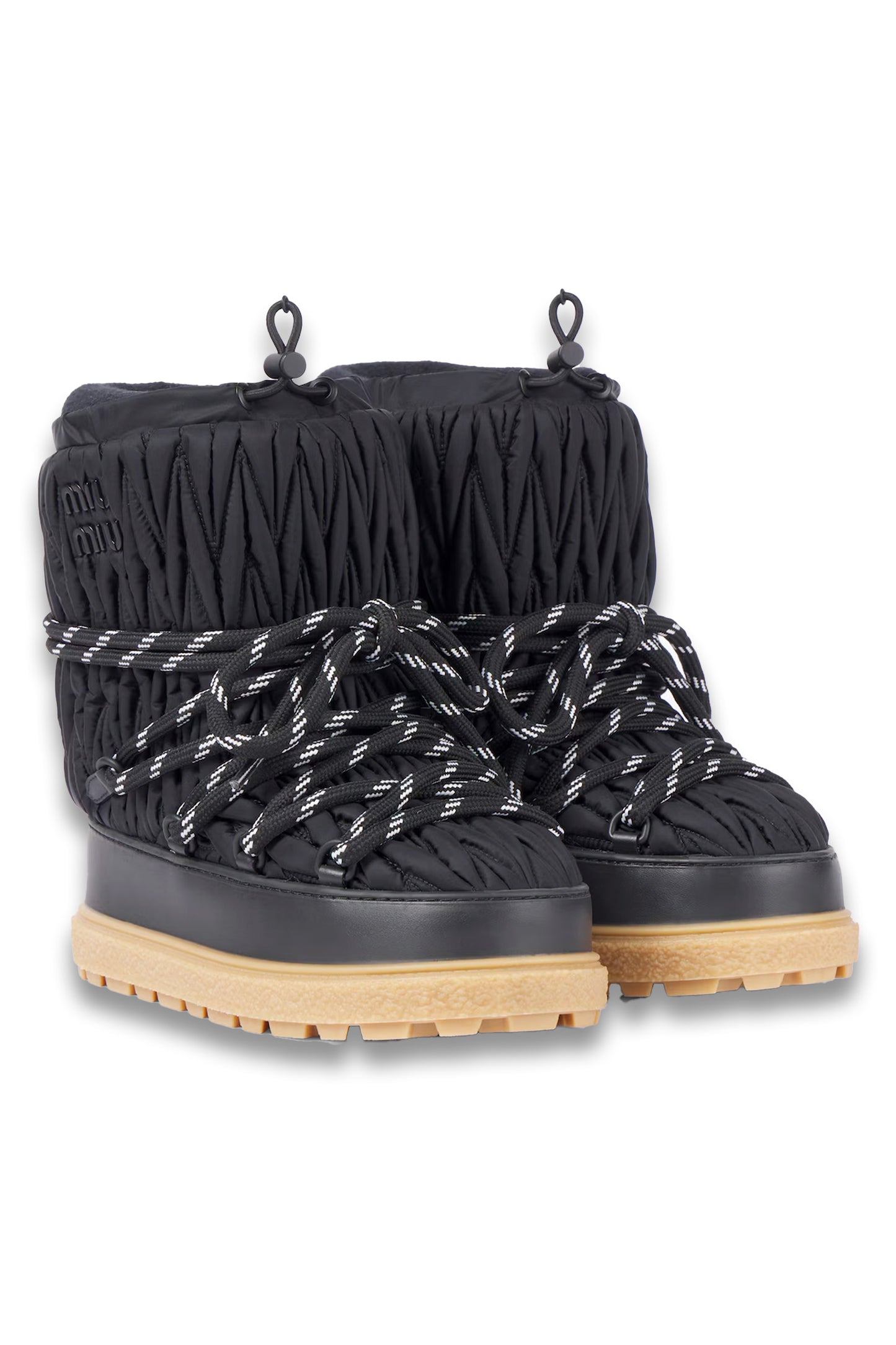 Logo matelassé snow boots