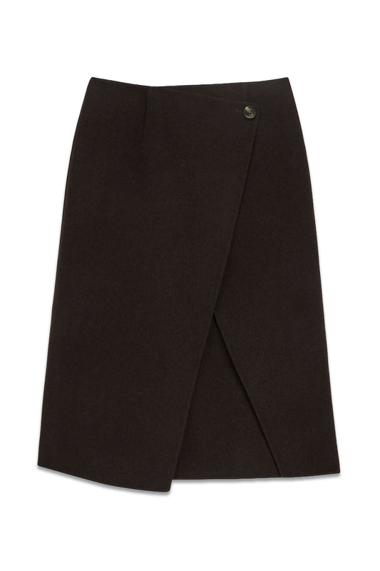 Wales Wool Blend Skirt