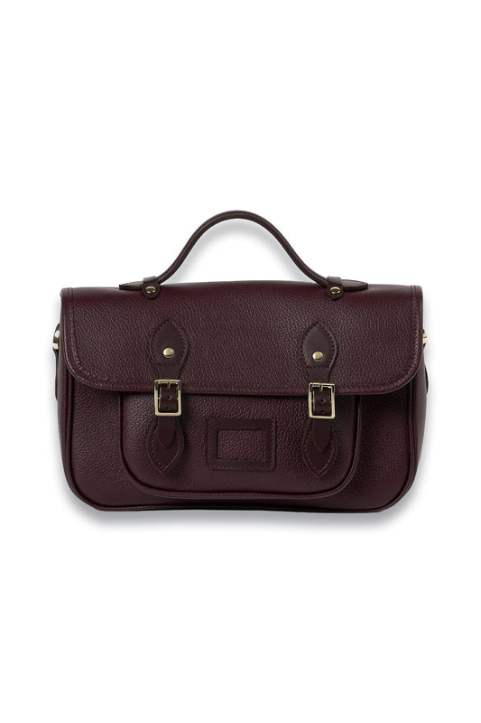 The Soft Satchel in Bordeaux