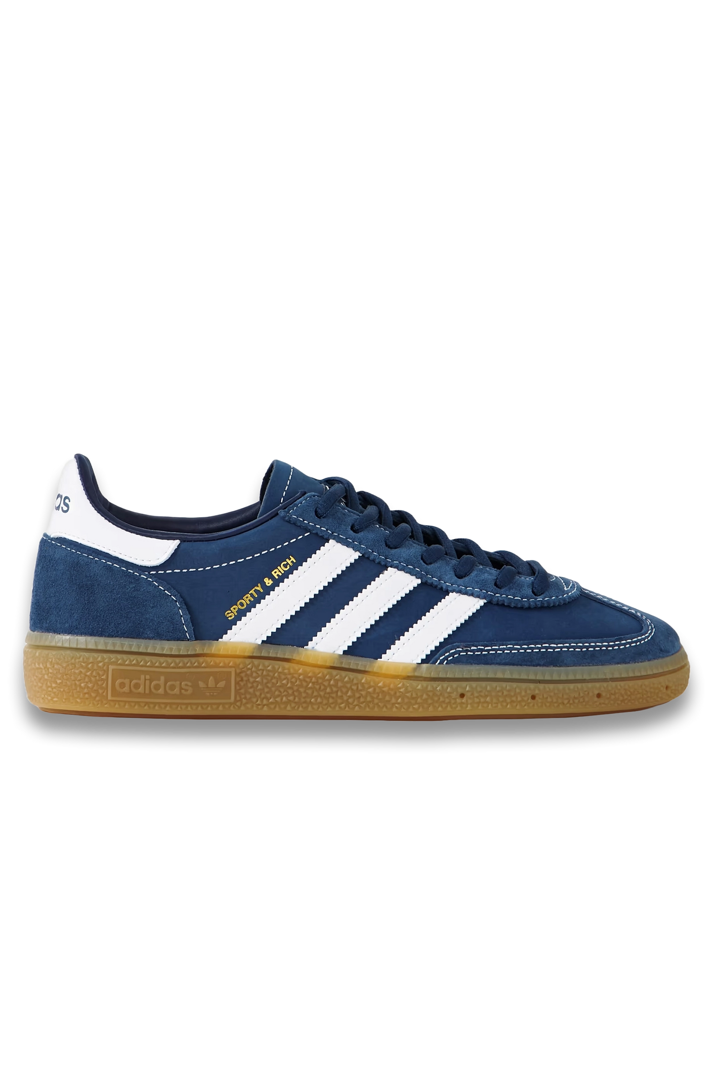 + Sporty & Rich Handball Spezial Leather-Trimmed Suede and Nubuck Sneakers