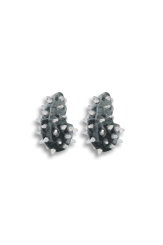 Spiked Wave Earring