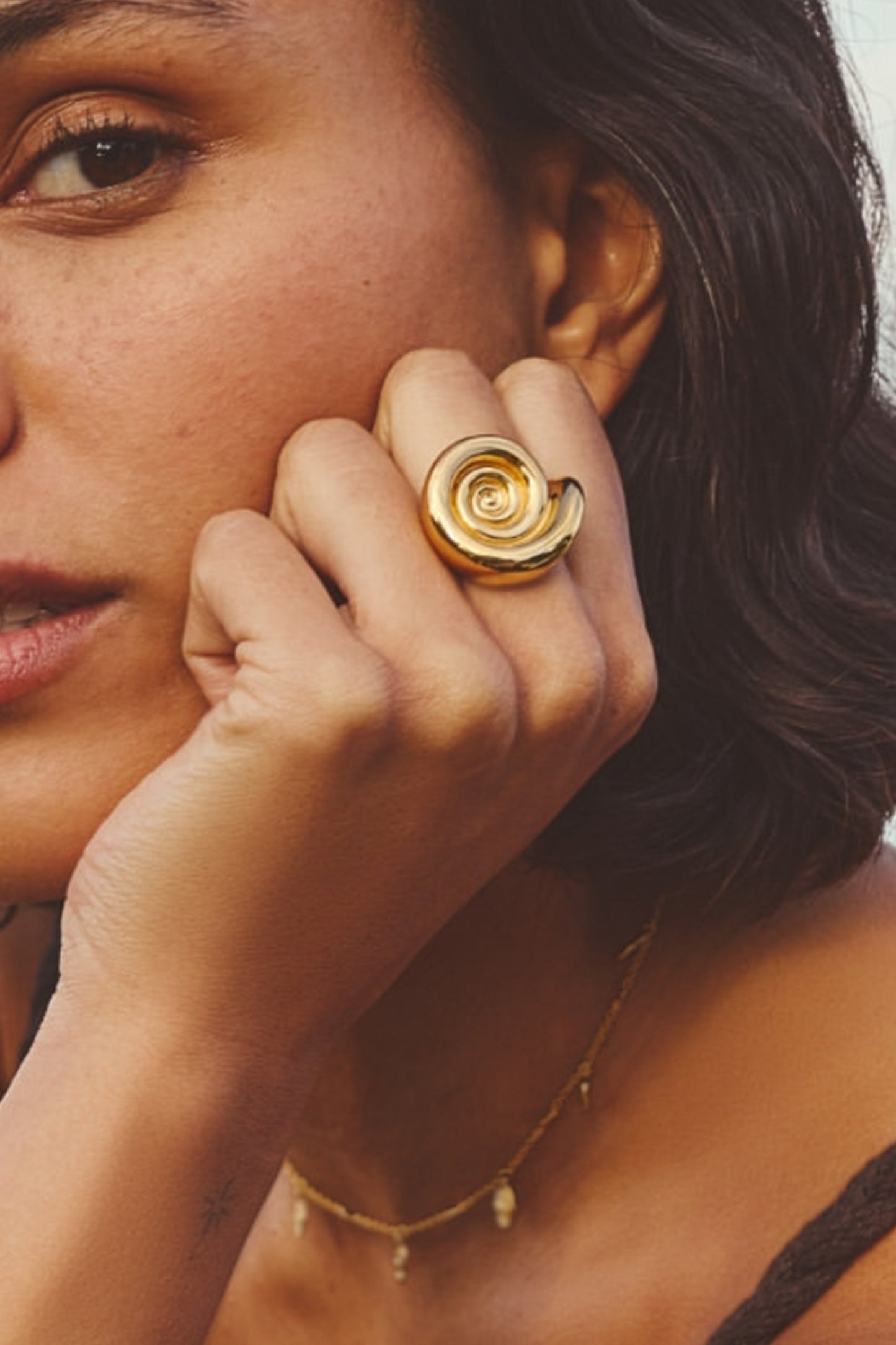 Spiral Statement Ring