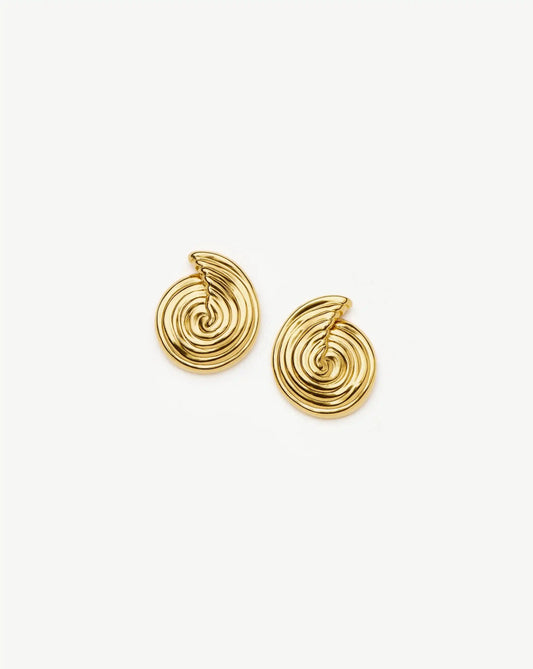Spiral Small Stud Earrings