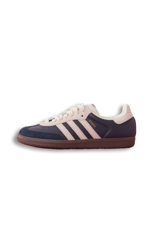 adidas Originals Samba OG trainers in navy and beige