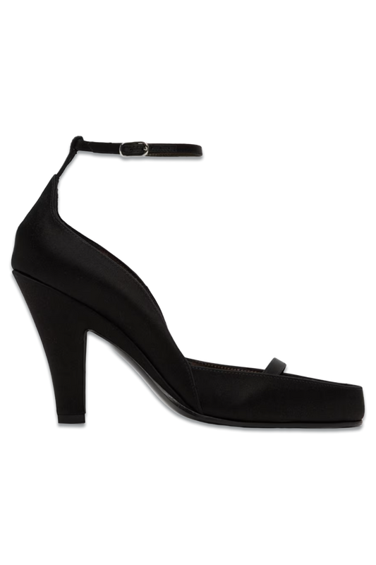 Black Ankle Strap Heels