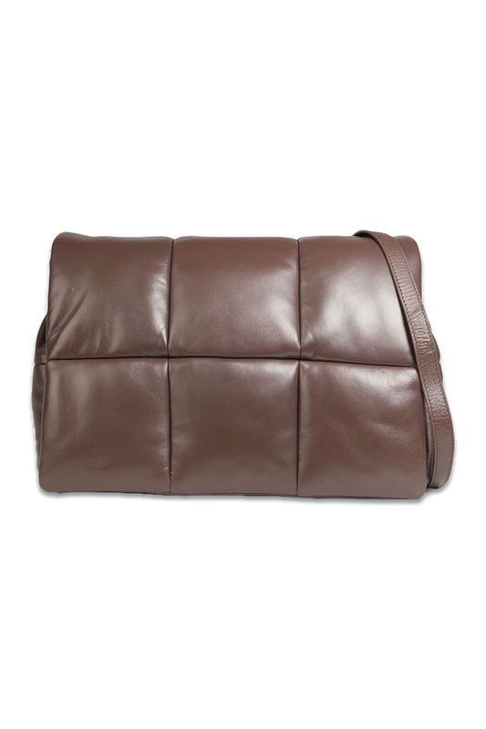 Wanda Quilted Faux Leather Clutch