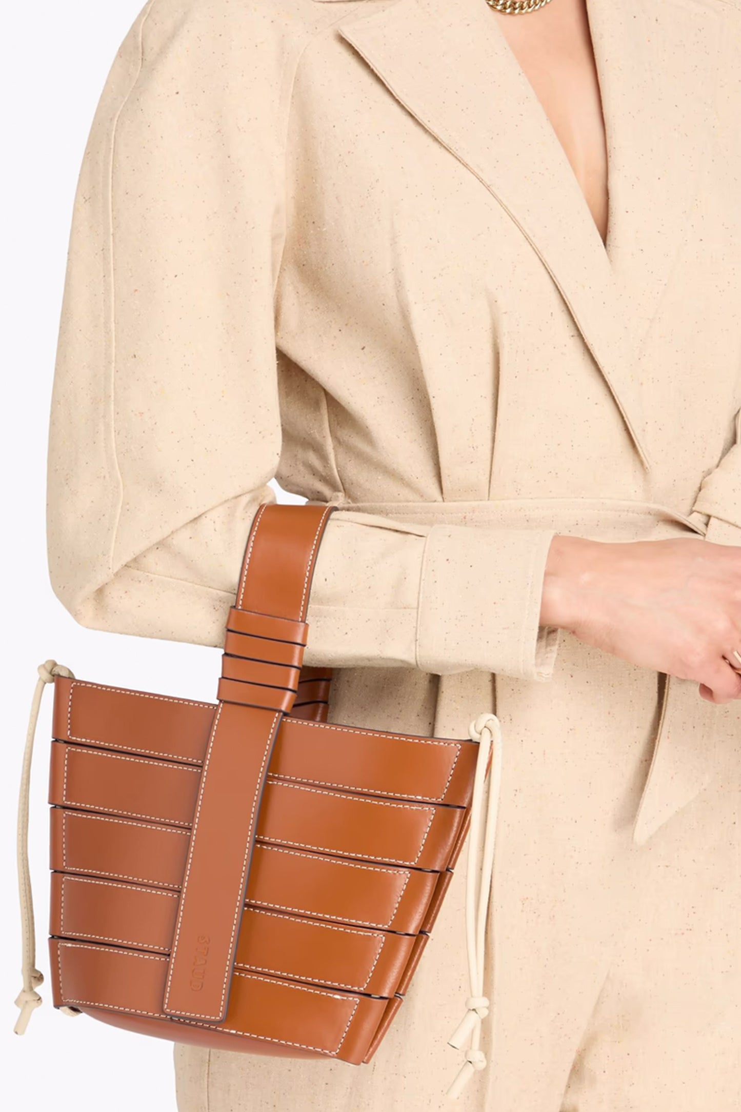 Diamond Leather Tote
