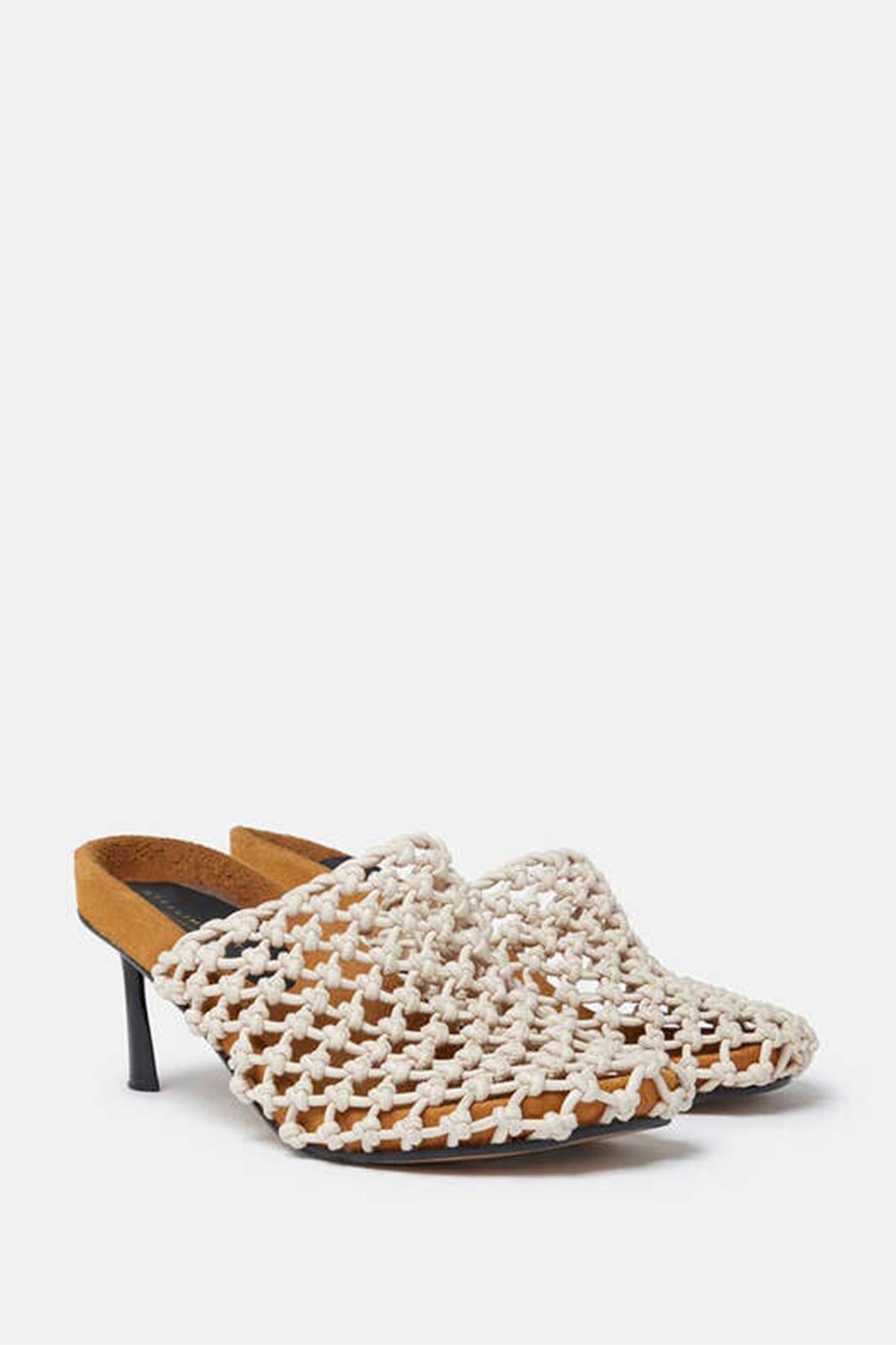 Terra Recycled Knotted Net Mules