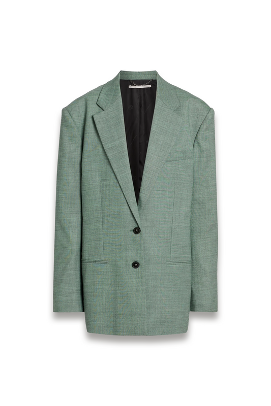 Oversized Wool-blend Twill Blazer