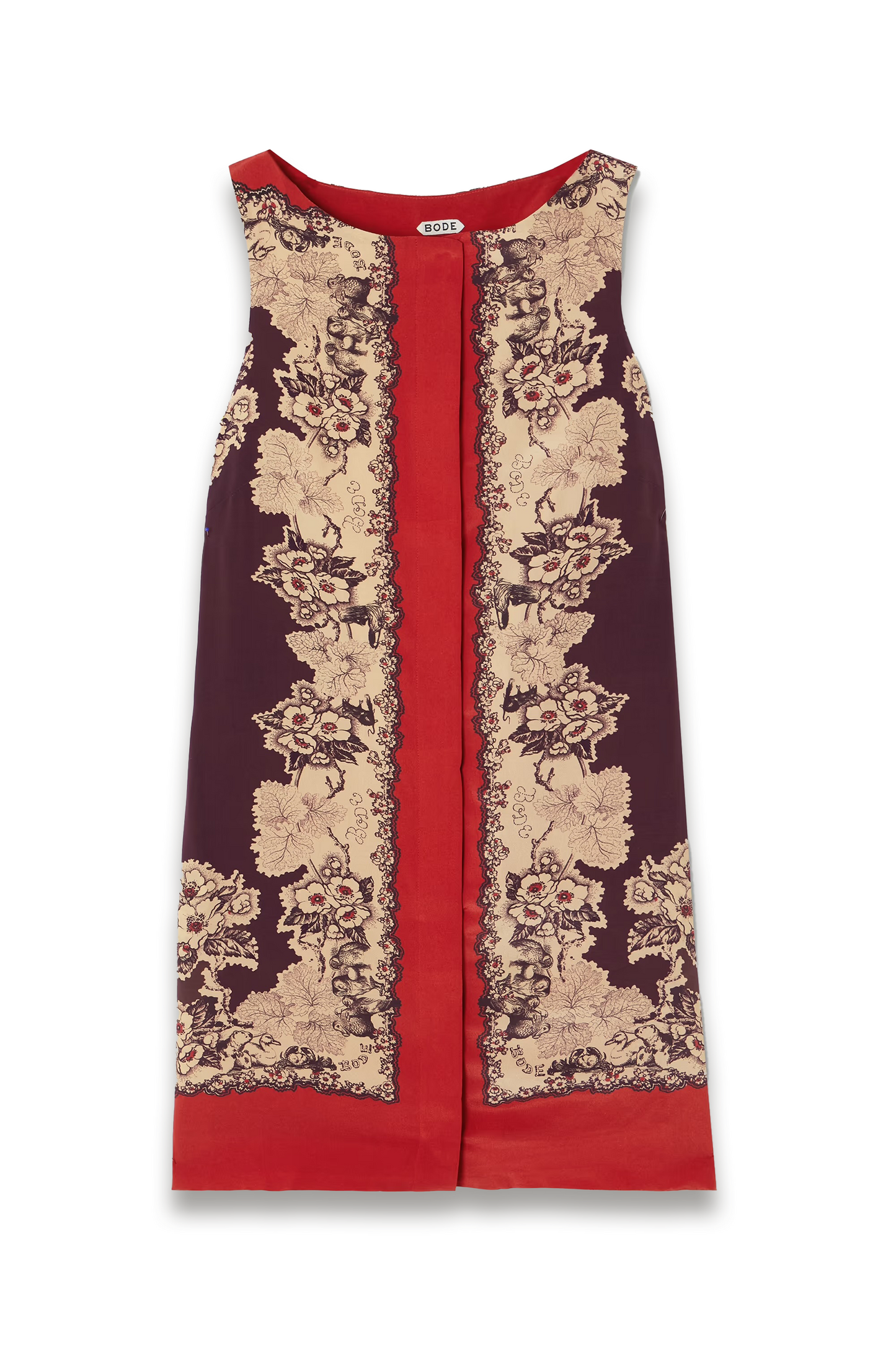 Storybook Printed Silk Mini Dress